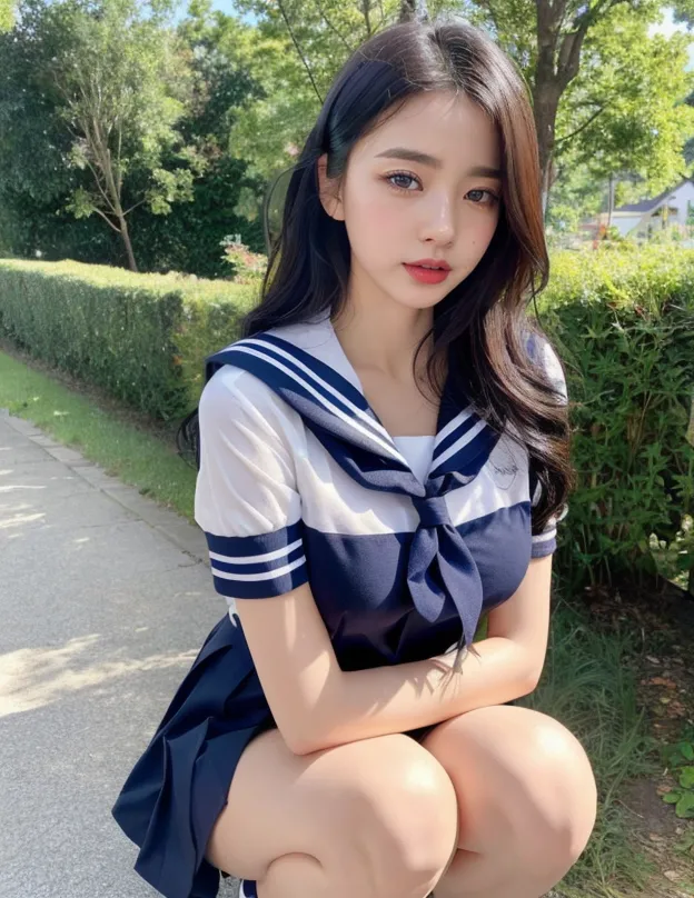 都会にあこがれているJK